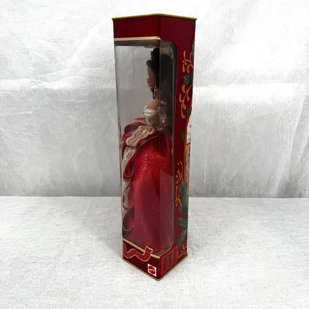 Barbie Happy Holidays Doll 1997 Brunette Special 10th Anniversary Ed Brunette